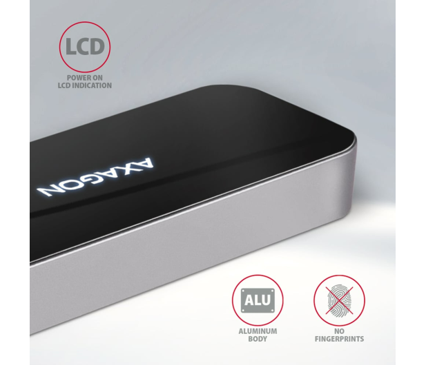 Axagon HMC-6H4A SuperSpeed USB-C COMBO 6in1 hub - 1485456 - zdjęcie 2